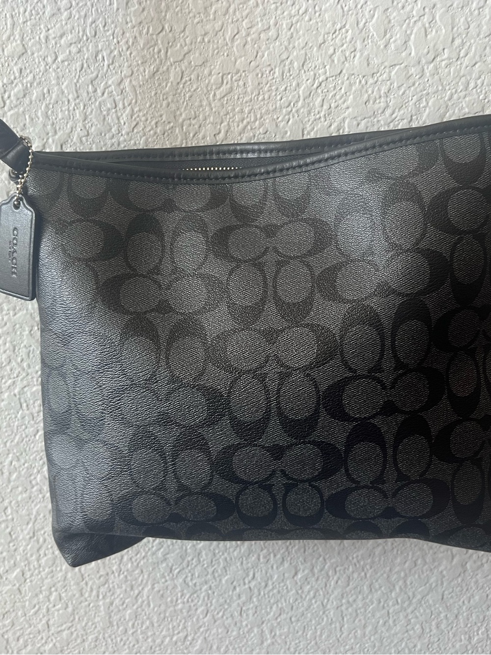 Coach Black Signature Crossbody Bag F29210 rarely used - Picture 7 of 16